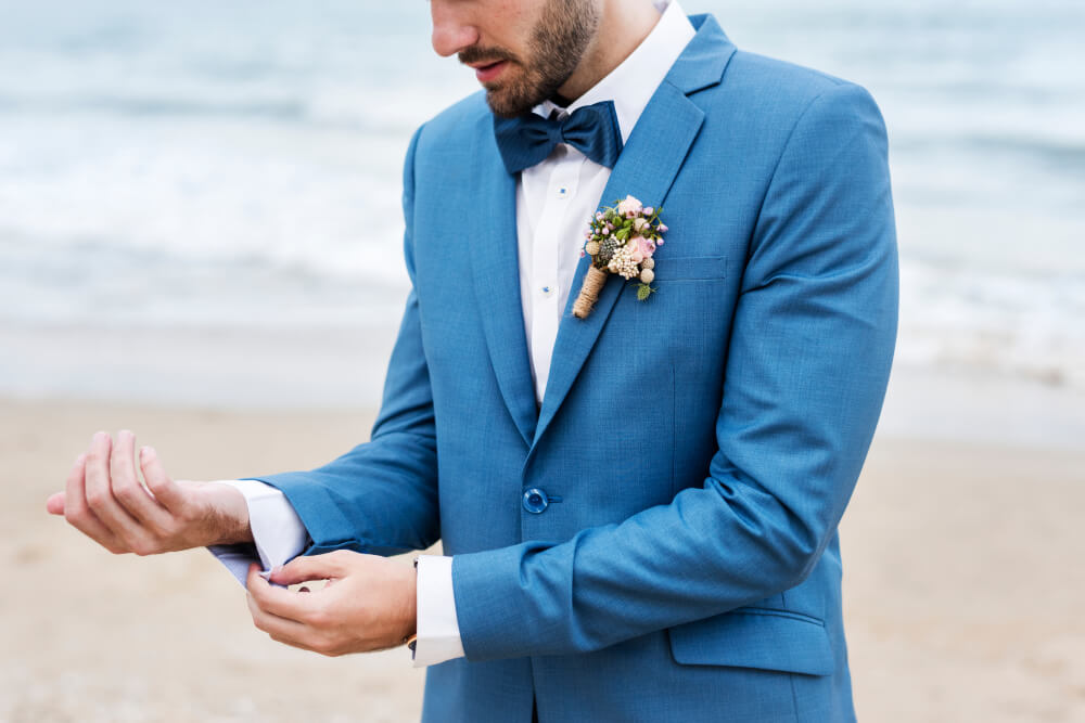 Super Troupers in style - Mamma Mia fashion for the groom and gang