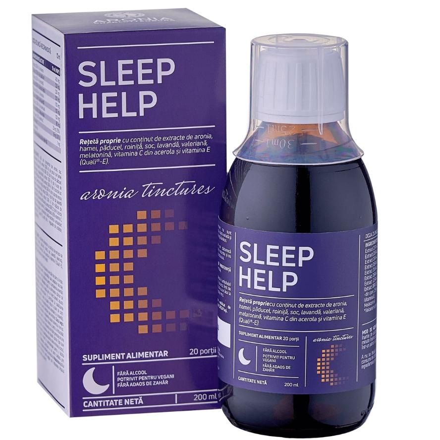 Sleep Help 200ml — o formulă unică din plante și superfructe care susține somnul natural și relaxarea profundă